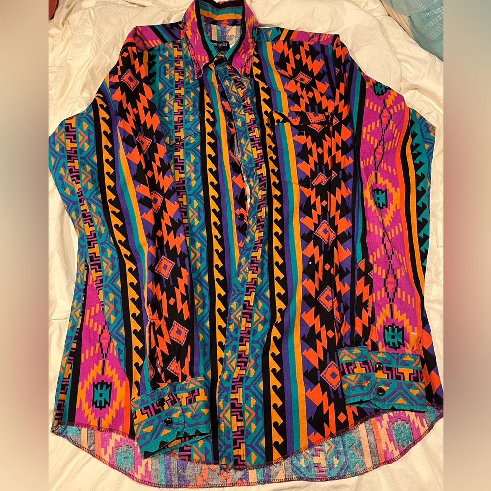 Vintage wrangler button up